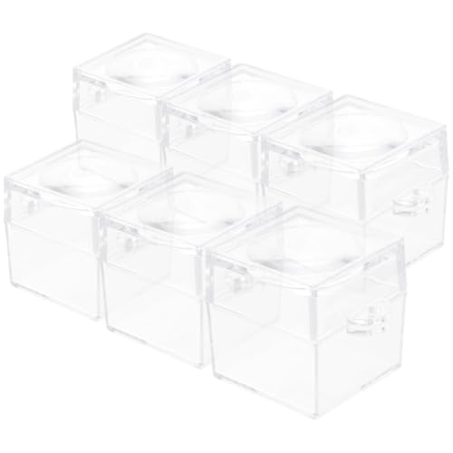 ERINGOGO 6 Stück Teiliges Insekten beobachtungsboxen mit Integriertem Vergrößerungsglas Transparente Kunststoffboxen zur Sicheren Sammlung und Genauen Beobachtung von Insekten Blättern für ERINGOGO 6 Stück Teiliges Insekten beobachtungsboxen mit Integriertem Vergrößerungsglas Transparente Kunststoffboxen zur Sicheren Sammlung und Genauen Beobachtung von Insekten Blättern für von ERINGOGO