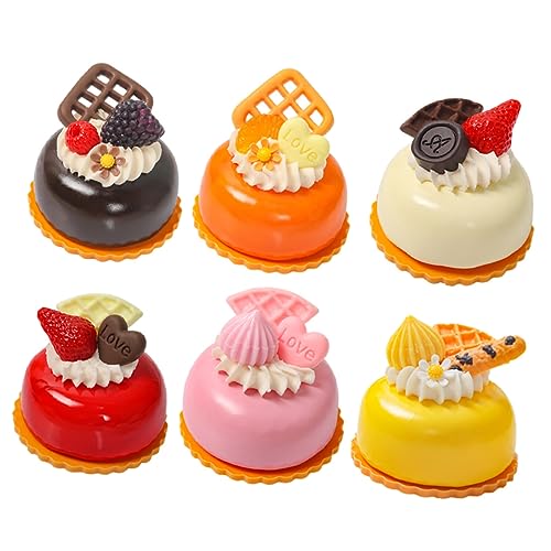ERINGOGO 6 Stück Teiliges Künstliche Französische Torten Deko Realistische Lebensmittelmodelle Bruchfest Leicht als Kuchen Requisite und Wohnaccessoire ERINGOGO 6 Stück Teiliges Künstliche Französische Torten Deko Realistische Lebensmittelmodelle Bruchfest Leicht als Kuchen Requisite und Wohnaccessoire von ERINGOGO