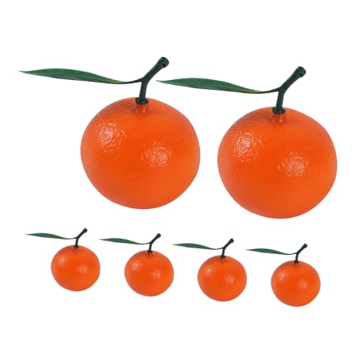 ERINGOGO 6 Stück Teiliges Künstliche Kleine Orangen mit Realistisch Aussehend Langlebige Deko Früchte Modell für Haus Party Fotografie ERINGOGO 6 Stück Teiliges Künstliche Kleine Orangen mit Realistisch Aussehend Langlebige Deko Früchte Modell für Haus Party Fotografie von ERINGOGO