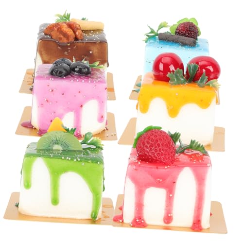 ERINGOGO 6 Stück Teiliges Künstliche Mousse Kuchenmodelle Realistische Dessert Deko Magnetisch Vielseitig Verwendbar als Fotorequisite Ladendekoration und Kinderspielzeug Zufällige Farbe ERINGOGO 6 Stück Teiliges Künstliche Mousse Kuchenmodelle Realistische Dessert Deko Magnetisch Vielseitig Verwendbar als Fotorequisite Ladendekoration und Kinderspielzeug Zufällige Farbe von ERINGOGO