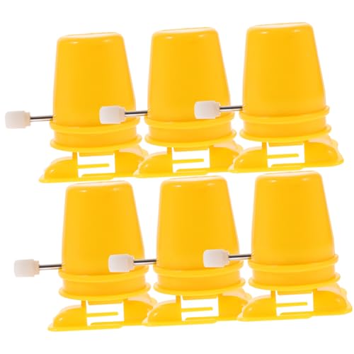 ERINGOGO 6 Stück Teiliges Kunststoff für DIY Knetfiguren Kleine Aufziehbewegung für Bastelroboter Langlebiges Clay Craft Zubehör für Handwerksprojekte von ERINGOGO