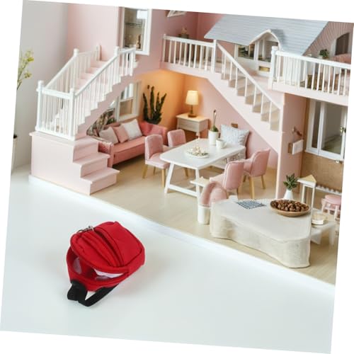 ERINGOGO 6 Stück Teiliges Mini Puppenrucksack mit Funktionierendem Reißverschluss Leichte in Farben Kawaii Design für Puppenhaus und Rollenspiele Feinmotorik ERINGOGO 6 Stück Teiliges Mini Puppenrucksack mit Funktionierendem Reißverschluss Leichte in Farben Kawaii Design für Puppenhaus und Rollenspiele Feinmotorik von ERINGOGO