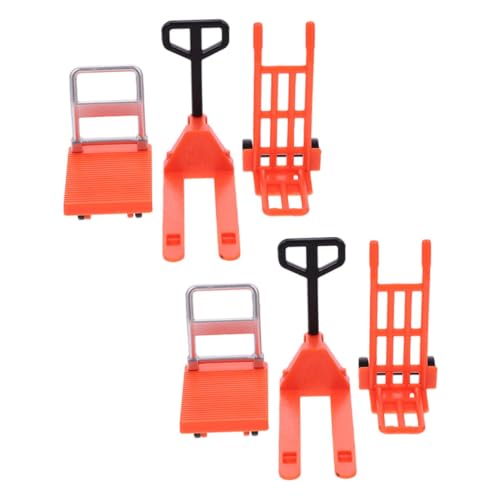 ERINGOGO 6 Stück Teiliges Miniatur Baustellen Set mit Verkehrsbarrieren und Straßensperren Interaktives Lernspielzeug für Verkehrsregel Erkennung und Problemlösung Realistische Simulation von ERINGOGO