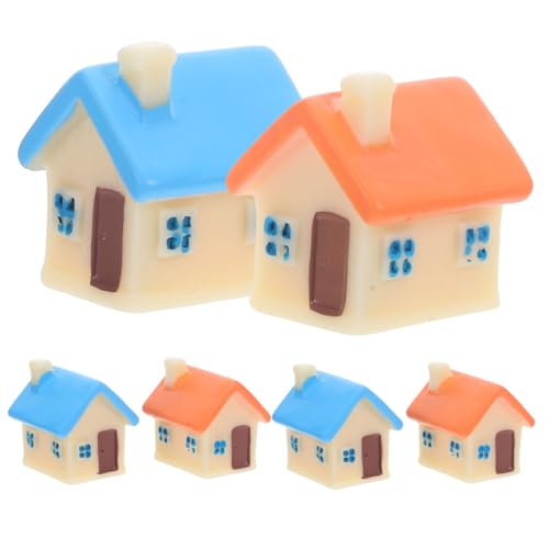 ERINGOGO 6 Stück Teiliges Miniatur Haus Figuren aus Harz Detailreiche Miniatur Dekoration für Puppenhaus und Garten Bezaubernde Mikro Landschaft Accessoires für Pflanzentöpfe und DIY ERINGOGO 6 Stück Teiliges Miniatur Haus Figuren aus Harz Detailreiche Miniatur Dekoration für Puppenhaus und Garten Bezaubernde Mikro Landschaft Accessoires für Pflanzentöpfe und DIY von ERINGOGO