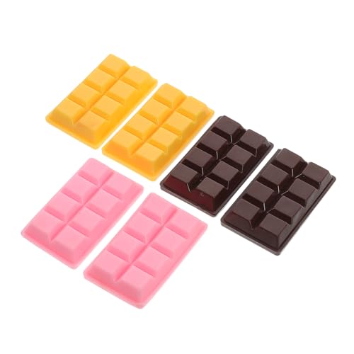 ERINGOGO 6 Stück Teiliges Realistisch Wirkende Schokoladenmodelle aus Sicherem Material Detailgetreu für Dekoration DIY und Spiel als Küchen und Shop Deko Vielseitig Einsetzbar ERINGOGO 6 Stück Teiliges Realistisch Wirkende Schokoladenmodelle aus Sicherem Material Detailgetreu für Dekoration DIY und Spiel als Küchen und Shop Deko Vielseitig Einsetzbar von ERINGOGO
