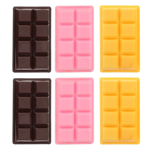 ERINGOGO 6 Stück Teiliges Realistische Schokoladenmodelle Vielseitig für DIY Deko und Tischdekoration Kindersicheres Material Lebensechte Kleine Dessert Nachbildung Food Attrappen für ERINGOGO 6 Stück Teiliges Realistische Schokoladenmodelle Vielseitig für DIY Deko und Tischdekoration Kindersicheres Material Lebensechte Kleine Dessert Nachbildung Food Attrappen für von ERINGOGO