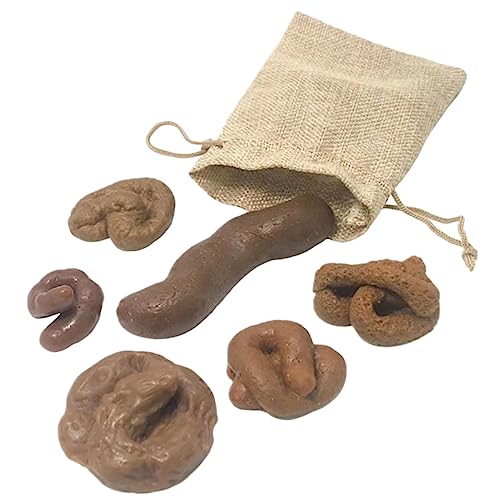 ERINGOGO 6 Stück Teiliges Realistischer Weicher Fake Poop Trickspielzeug Lustiger Scherzartikel für Halloween Aprilscherz Partyspaß Tragbar Leicht zum Verstecken und Streiche ERINGOGO 6 Stück Teiliges Realistischer Weicher Fake Poop Trickspielzeug Lustiger Scherzartikel für Halloween Aprilscherz Partyspaß Tragbar Leicht zum Verstecken und Streiche von ERINGOGO