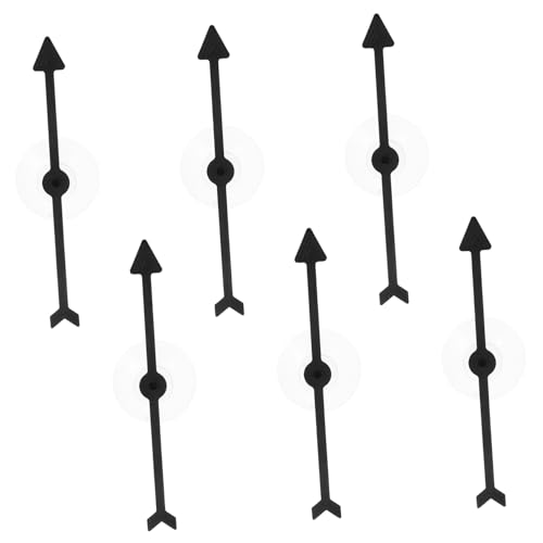 ERINGOGO 6 Stück Teiliges Spielpfeil mit Saugnapfbasis Kunststoff Drehbarer Pfeilspielzeiger für Party Spiele Unterricht Aktivitäten Einfache Montage Saugnapfspinne von ERINGOGO