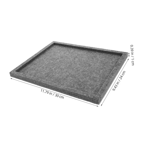 ERINGOGO 6 Stück Teiliges Stapelbares Puzzle Sortier Tablett aus Filz Tragbarer Organizer für Puzzles mit Elementen Vielseitig Einsetzbar zur Aufbewahrung von Puzzleteilen und Bausteinen von ERINGOGO