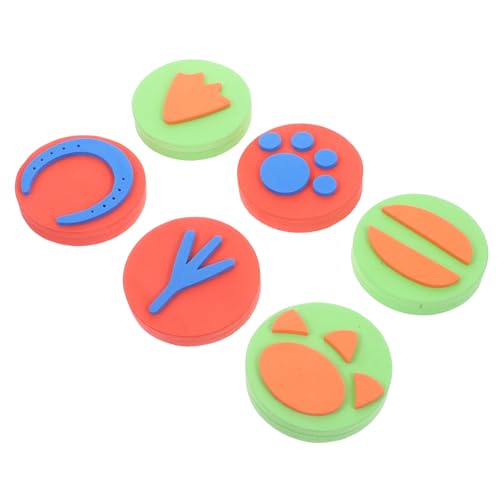 ERINGOGO 6 Stück Teiliges Stempelset mit Niedlichen Tiermotiven Eva Material Bunte und Zeichenwerkzeuge für Kleinkinder Fördert Kreativität und Motorische Fähigkeiten für Zufällige Farbe ERINGOGO 6 Stück Teiliges Stempelset mit Niedlichen Tiermotiven Eva Material Bunte und Zeichenwerkzeuge für Kleinkinder Fördert Kreativität und Motorische Fähigkeiten für Zufällige Farbe von ERINGOGO