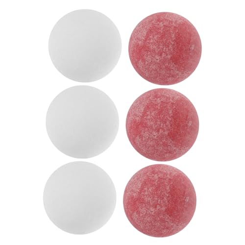 ERINGOGO 6stücke Tischfußball Bälle Ersatzbälle Für Tischfußballspiel Für Partys Und Freizeitaktivitäten Matte Oberfläche Für Besseren Grip von ERINGOGO