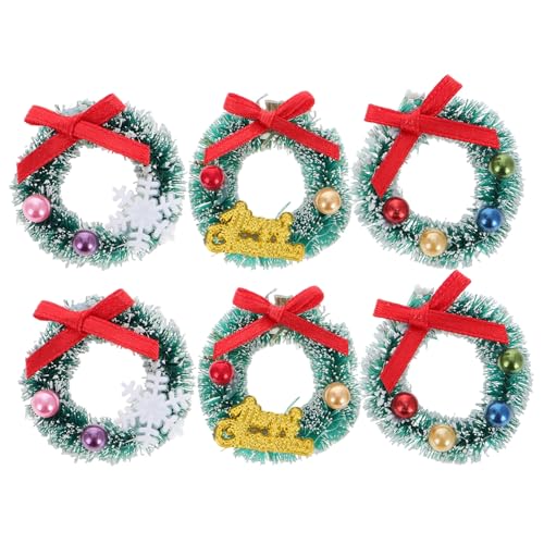 ERINGOGO 6 Stück Weihnachten Puppenhaus Mikrolandschaft Dekoration Ornamente Girlande Kaktusplüsch Die Mini-feen Für Mini Weihnachtskränze Künstliche Weihnachtskränze Ding Auto Sisal-Seide ERINGOGO 6 Stück Weihnachten Puppenhaus Mikrolandschaft Dekoration Ornamente Girlande Kaktusplüsch Die Mini-feen Für Mini Weihnachtskränze Künstliche Weihnachtskränze Ding Auto Sisal-Seide von ERINGOGO