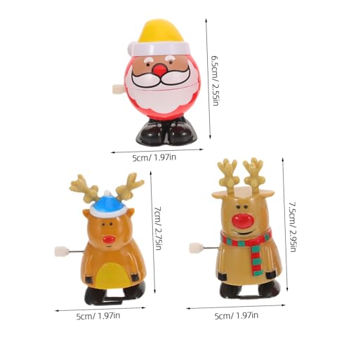ERINGOGO 6 Stück Weihnachtskette - -Spielset Musikalisches Rentierspielzeug neuartige Aufziehspielzeuge lustiges Kinderspielzeug liefern Plastik ERINGOGO 6 Stück Weihnachtskette - -Spielset Musikalisches Rentierspielzeug neuartige Aufziehspielzeuge lustiges Kinderspielzeug liefern Plastik von ERINGOGO