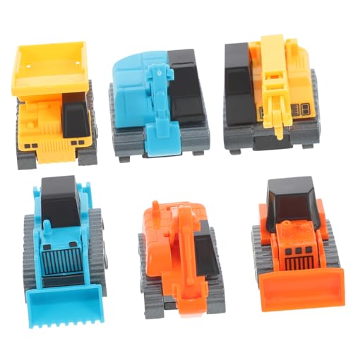 ERINGOGO 6 Stück technisches Fahrzeugmodell spielzeugauto Baufahrzeug für Kleinkinder Bauauto LKW Kinderauto Cartoon-Push-Auto Autospielzeug für Kleinkinder Zinklegierung ERINGOGO 6 Stück technisches Fahrzeugmodell spielzeugauto Baufahrzeug für Kleinkinder Bauauto LKW Kinderauto Cartoon-Push-Auto Autospielzeug für Kleinkinder Zinklegierung von ERINGOGO