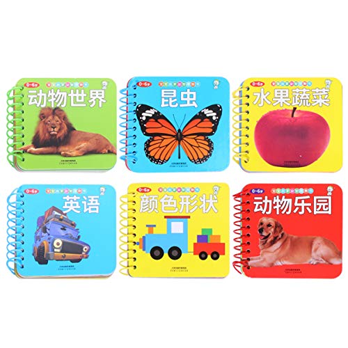 ERINGOGO 6 Stücke Babybuch Tierbuch Aufklärungsbuch für Kleinkinder Zweisprachige Chinesisch Englisch Bücher Sicher und Langlebig Fördert Emotionale und Intellektuelle Entwicklung für 0-3 ERINGOGO 6 Stücke Babybuch Tierbuch Aufklärungsbuch für Kleinkinder Zweisprachige Chinesisch Englisch Bücher Sicher und Langlebig Fördert Emotionale und Intellektuelle Entwicklung für 0-3 von ERINGOGO