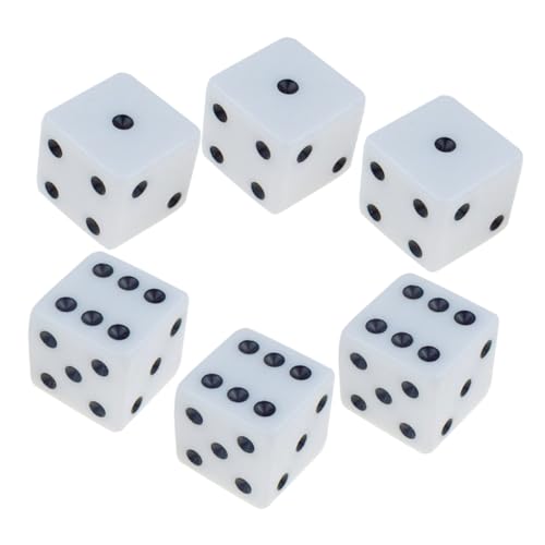 ERINGOGO 6 Stücke Kleine Würfel Tisch Spiele Lernen Würfel Tasche Würfel Brettspiel Zubehör Klassenzimmer Spiel Würfel Kunststoff ERINGOGO 6 Stücke Kleine Würfel Tisch Spiele Lernen Würfel Tasche Würfel Brettspiel Zubehör Klassenzimmer Spiel Würfel Kunststoff von ERINGOGO