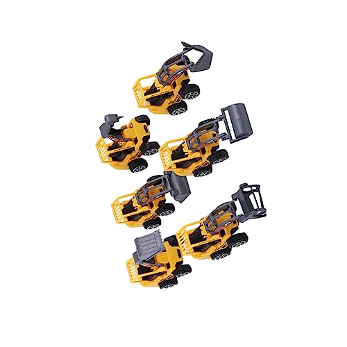 ERINGOGO 6 Stücke Kuchen Dekoration Dekorationen Engagiert Geburtstag Party Favors Topper Glücklich Ornament Bagger Gelb von ERINGOGO