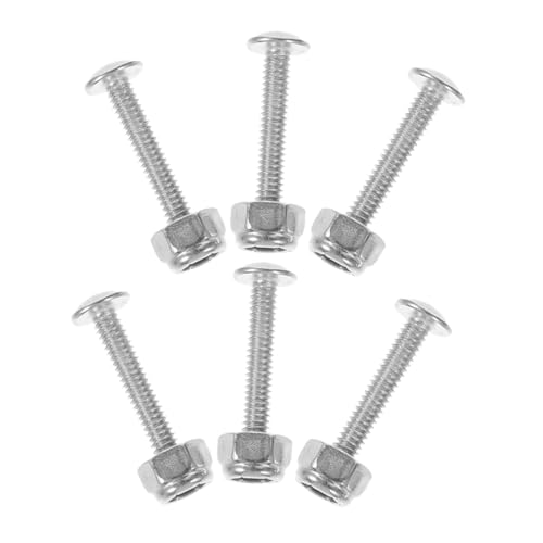 ERINGOGO 6 Stücke Tischfußball Hardware Zubehör Tischfußball Tisch Ersatz Schrauben Muttern Silber Tischplatte Fußball Spiel Wartung ERINGOGO 6 Stücke Tischfußball Hardware Zubehör Tischfußball Tisch Ersatz Schrauben Muttern Silber Tischplatte Fußball Spiel Wartung von ERINGOGO