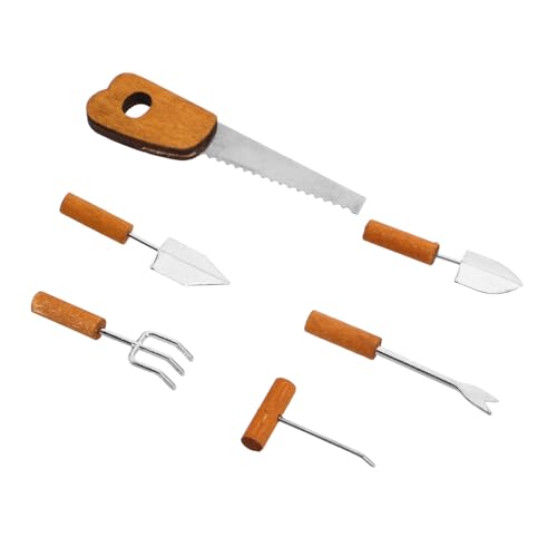 ERINGOGO 6 Teiliges Set Simulierte Landwirtschaftliche Werkzeuge Miniatur Lautsprecher Pflanzenwerkzeuge Zauberstab Für Mädchen Puppenhaus Sandgartenwerkzeuge Mini Dekoration Mini ERINGOGO 6 Teiliges Set Simulierte Landwirtschaftliche Werkzeuge Miniatur Lautsprecher Pflanzenwerkzeuge Zauberstab Für Mädchen Puppenhaus Sandgartenwerkzeuge Mini Dekoration Mini von ERINGOGO