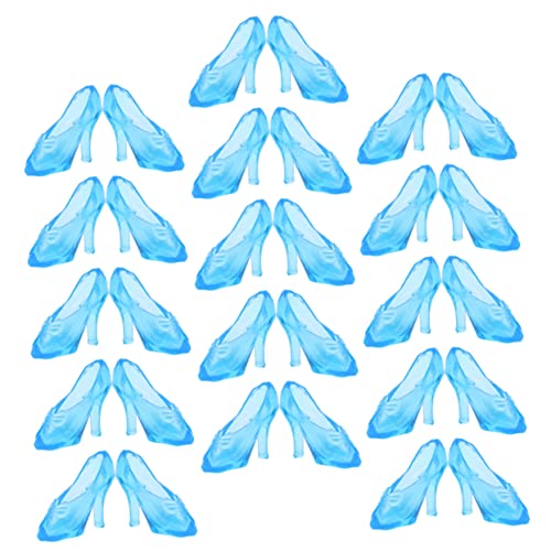 ERINGOGO 60 Paare Mini-Kristallhausschuh Miniaturen Puppe Schuhe hoch kinderspielzeug tun so, als würden sie Requisiten Kristallschuhspielzeug Plastik Blue ERINGOGO 60 Paare Mini-Kristallhausschuh Miniaturen Puppe Schuhe hoch kinderspielzeug tun so, als würden sie Requisiten Kristallschuhspielzeug Plastik Blue von ERINGOGO