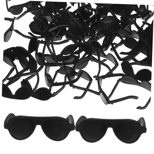 ERINGOGO 60 Stück Mini- -babypuppe Zubehör Puppenkleidung Kleine Puppen Mini-Puppen Mädchen Puppe Winzige Spielsachen Minipuppenbrille Plastik von ERINGOGO