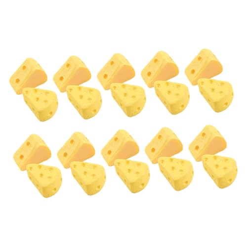 ERINGOGO 60 Stück Simulierter Käse Miniatur-kunstkäse Falsche Käsekuchen Fake-käse-Dekoration Mini-kunstkäse Mini-Fake-Food Plastik Yellow ERINGOGO 60 Stück Simulierter Käse Miniatur-kunstkäse Falsche Käsekuchen Fake-käse-Dekoration Mini-kunstkäse Mini-Fake-Food Plastik Yellow von ERINGOGO