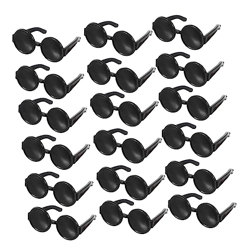 ERINGOGO 60Stücke Mini Puppen Sonnenbrillen Accessoires Für Puppenhaus Dekoration Gläser Für Mini Puppen Und Kreative Outfits Kindergeburtstage von ERINGOGO
