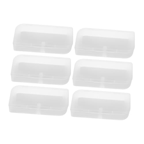 ERINGOGO 6Er-Box Brillenetui für Puppen Puppenbrillenetui Puppen Accessoires Puppenbrillen Aufbewahrung Zubehör für Puppenhäuser Miniatur-Puppenhauszubehör Plastik Transparent von ERINGOGO