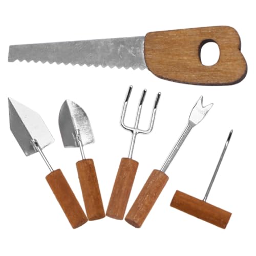 ERINGOGO 6St Mini-Landwirtschaftsgeräte Garten Accessoires Gartenwerkzeuge Set Mini Gartenwerkzeuge Feengartenzubehör im Freien Mini-Feengarten-Accessoires Holz ERINGOGO 6St Mini-Landwirtschaftsgeräte Garten Accessoires Gartenwerkzeuge Set Mini Gartenwerkzeuge Feengartenzubehör im Freien Mini-Feengarten-Accessoires Holz von ERINGOGO