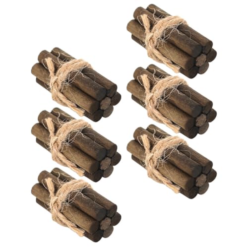 ERINGOGO 6er-Pack Miniatur-brennholzstapel Für Puppenhaus- Realistische Streichhölzer Und Mini-bastelarbeiten Mini-brennholzmodell Für Miniatur-szenenlayout ERINGOGO 6er-Pack Miniatur-brennholzstapel Für Puppenhaus- Realistische Streichhölzer Und Mini-bastelarbeiten Mini-brennholzmodell Für Miniatur-szenenlayout von ERINGOGO