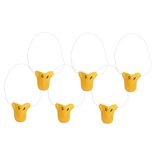ERINGOGO Zubehör 6-teiliges Realistisches Nasenkostüm Für Jungen Und Mädchen Für Halloween Maskerade Geburtstag von ERINGOGO