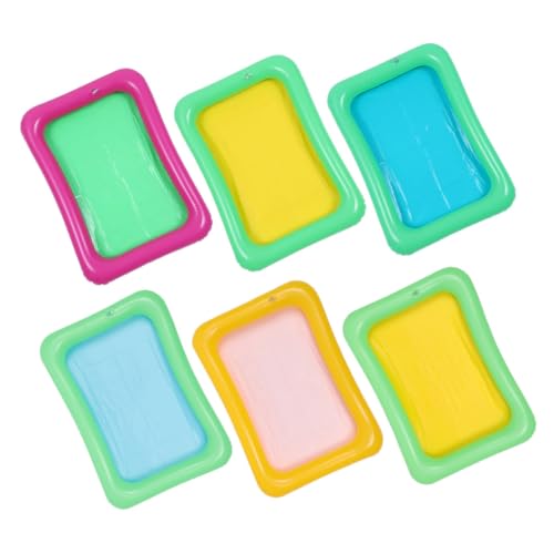 ERINGOGO 6Stücke Aufblasbare Servierstange Schwimmendes Buffet Cooler Für Getränke Früchte Und Snacks Für Pool Partys Und Sommerveranstaltungen Leicht Platzsparend von ERINGOGO