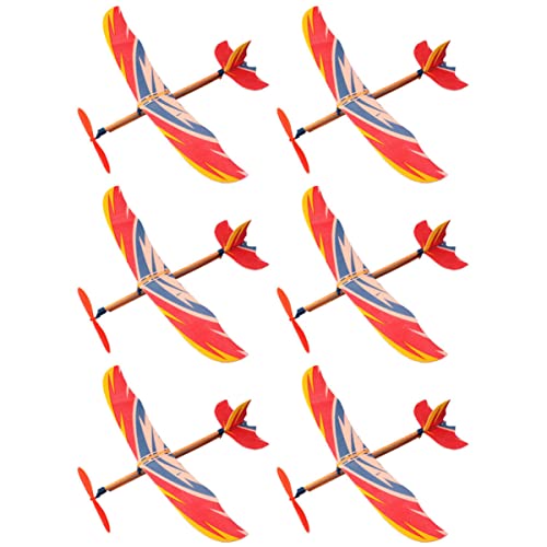 ERINGOGO 6Stücke DIY Segelflugzeuge Modellset für Teiliges Gummibandflugzeug Leuchtende Farben Fördert die Kreativität und Bildungsspielzeug für Jungen Ab Jahren ERINGOGO 6Stücke DIY Segelflugzeuge Modellset für Teiliges Gummibandflugzeug Leuchtende Farben Fördert die Kreativität und Bildungsspielzeug für Jungen Ab Jahren von ERINGOGO