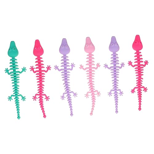 ERINGOGO 6Stücke Dehnbare Sensorische Zappelspielzeuge Dinosaurier Fischknochen Armband Stressabbau Für Fidget Gastgeschenke Für Kindergeburtstage von ERINGOGO