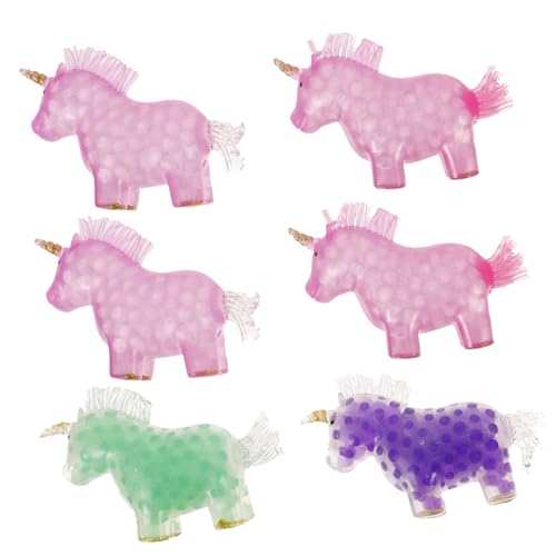 ERINGOGO 6Stücke Einhorn Quetschspielzeug Stressabbau für Einhorn Entspannendes und Lustiges TPR Dekompressionsspielzeug für ERINGOGO 6Stücke Einhorn Quetschspielzeug Stressabbau für Einhorn Entspannendes und Lustiges TPR Dekompressionsspielzeug für von ERINGOGO
