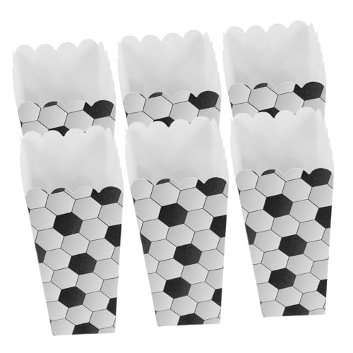 ERINGOGO 6Stücke Fußball Popcorntüten Wiederverwendbare Papierschachteln für Snacks für Geburtstagsfeiern Kinoabende Familienfeiern und Sportliche Veranstaltungen ERINGOGO 6Stücke Fußball Popcorntüten Wiederverwendbare Papierschachteln für Snacks für Geburtstagsfeiern Kinoabende Familienfeiern und Sportliche Veranstaltungen von ERINGOGO