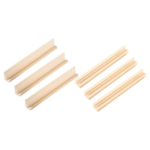 ERINGOGO 6Stücke Holz Domino Racks Wiederverwendbare Halter für Domino und Alphabetkarten für Kreative Spiele und Frühkindliche Bildung Holzdominobasen für DIY Projekte ERINGOGO 6Stücke Holz Domino Racks Wiederverwendbare Halter für Domino und Alphabetkarten für Kreative Spiele und Frühkindliche Bildung Holzdominobasen für DIY Projekte von ERINGOGO