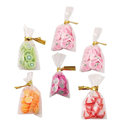 ERINGOGO 6Stücke Mini Verpackte Snacks Zur Dekoration Snack Ornamente Für Kreatives Basteln Und Party Dekoration Für Puppenhaus Und Wichtelzubehör von ERINGOGO