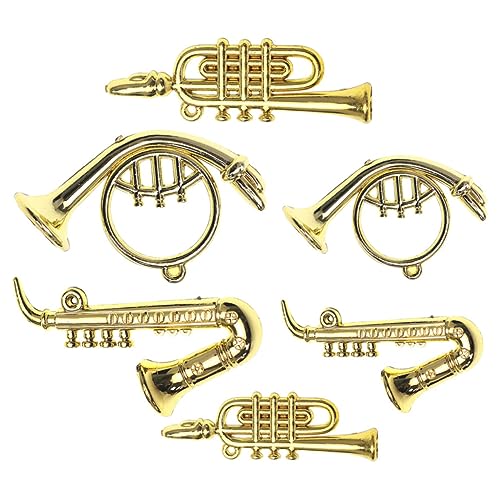 ERINGOGO 6Stücke Saxophone Puppenhaus Instrumente Klassische Musikinstrumente Für Puppenhaus Dekoration Miniaturen Für Kreative Gestaltungen ERINGOGO 6Stücke Saxophone Puppenhaus Instrumente Klassische Musikinstrumente Für Puppenhaus Dekoration Miniaturen Für Kreative Gestaltungen von ERINGOGO