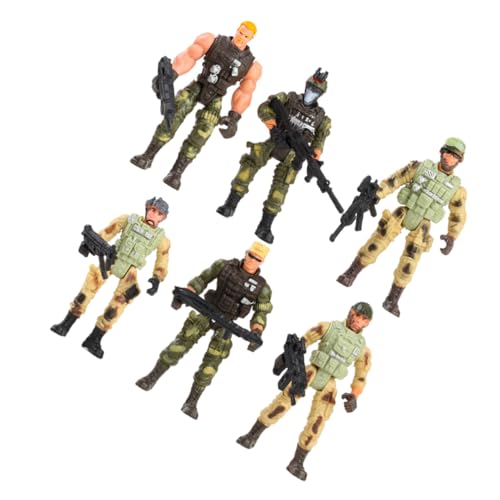 ERINGOGO 6Stücke Teiliges Flexibles Soldatenmodell Militärspielzeug für Bewegliche Figuren Fantasie und Kreativität ERINGOGO 6Stücke Teiliges Flexibles Soldatenmodell Militärspielzeug für Bewegliche Figuren Fantasie und Kreativität von ERINGOGO