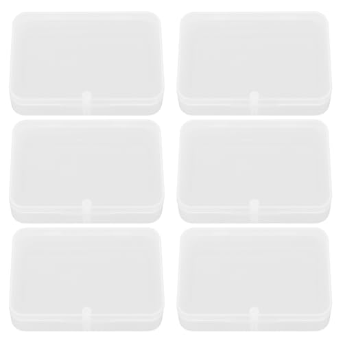 ERINGOGO 6Stücke Transparente Aufbewahrungsboxen für Pokerkarten Leere Kunststoff Kartenbehälter für Spielkarten und Visitenkarten Praktisch und Tragbar ERINGOGO 6Stücke Transparente Aufbewahrungsboxen für Pokerkarten Leere Kunststoff Kartenbehälter für Spielkarten und Visitenkarten Praktisch und Tragbar von ERINGOGO