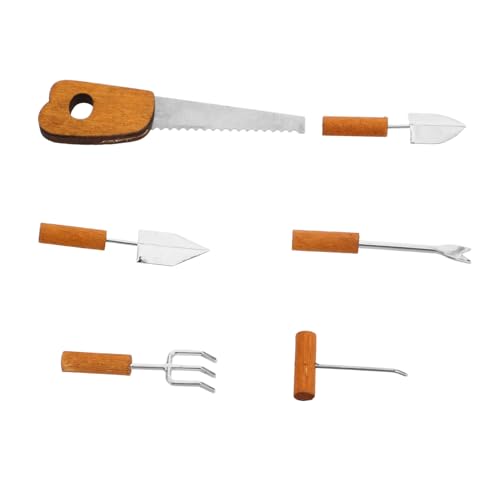 ERINGOGO 6er Set Simulierte Landwirtschaftliche Werkzeuge Bonsai-Ornament-zubehör Miniatur-bastelzubehör Gartendeko Selber Machen Miniatur-landschaftsdekoration Mini-hausbausatz Legierung ERINGOGO 6er Set Simulierte Landwirtschaftliche Werkzeuge Bonsai-Ornament-zubehör Miniatur-bastelzubehör Gartendeko Selber Machen Miniatur-landschaftsdekoration Mini-hausbausatz Legierung von ERINGOGO