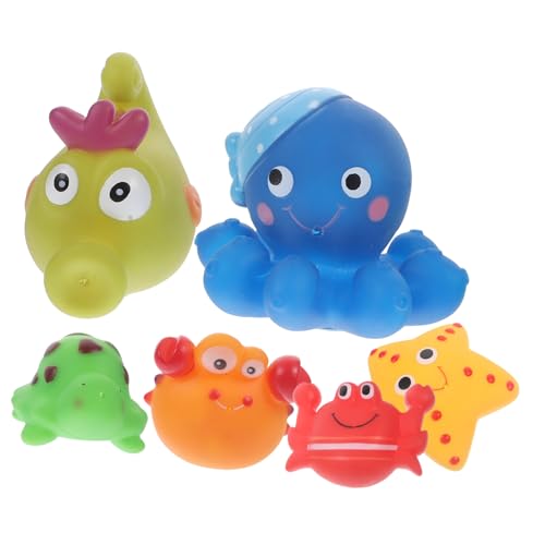 ERINGOGO 6pcs Badespielzeug Für Babys Dusche Kinderspielzeug Für Die Babyparty Cartoon-Tiere-badespielzeug Badewannenspielzeug Für Pool-wasserspielzeug Vinyl ERINGOGO 6pcs Badespielzeug Für Babys Dusche Kinderspielzeug Für Die Babyparty Cartoon-Tiere-badespielzeug Badewannenspielzeug Für Pool-wasserspielzeug Vinyl von ERINGOGO