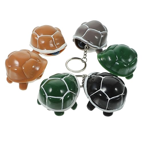ERINGOGO 6pcs Drücken Schildkrötenspielzeuge Langsam Ansteigende Schildkrötenspielzeug Dehnbare Schildkrötenspielzeug Weichschildkröte Stressabbau Spielzeug von ERINGOGO