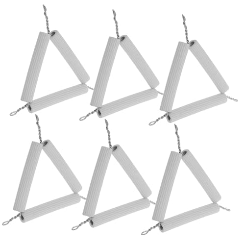 ERINGOGO 6pcs Keramik Crucible Dreieck Ständer Für Laborheizungsanwendungen Crucible Heizungsbasis Unterrichtsausrüstung Chemie Heizung Stützung Tiegelhalter von ERINGOGO
