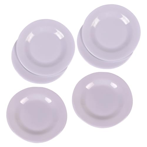 ERINGOGO 6pcs Mini -Gerichte Puppenhaus Mini -tablett -Dekoration Mini Ornamente Tun Spiele Spiel Tablett von ERINGOGO