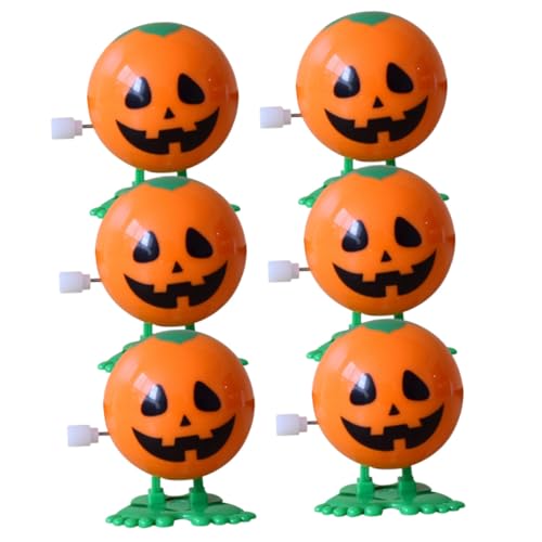 ERINGOGO 6 Stücke Halloween Aufziehspielzeug Kürbis Design Spaß Sicher Für Jungen Und Mädchen Halloween Party Füllstoff ERINGOGO 6 Stücke Halloween Aufziehspielzeug Kürbis Design Spaß Sicher Für Jungen Und Mädchen Halloween Party Füllstoff von ERINGOGO