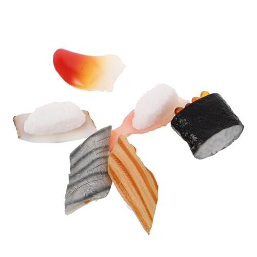 ERINGOGO Realistisches Japanisches Sushi 6 Stück Miniatur-Snack-Spielzeug Für Die Restaurantdekoration ERINGOGO Realistisches Japanisches Sushi 6 Stück Miniatur-Snack-Spielzeug Für Die Restaurantdekoration von ERINGOGO
