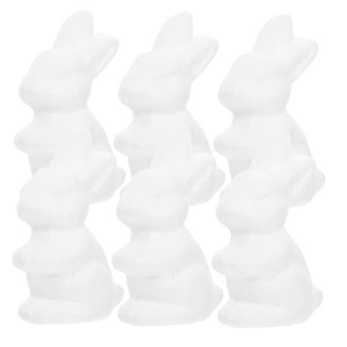 ERINGOGO 6stücke Teiliges Bastelset Mit Handbemalten Hasenfiguren Für Kindergarten Kreative Projekte Und Festliche Dekorationen ERINGOGO 6stücke Teiliges Bastelset Mit Handbemalten Hasenfiguren Für Kindergarten Kreative Projekte Und Festliche Dekorationen von ERINGOGO