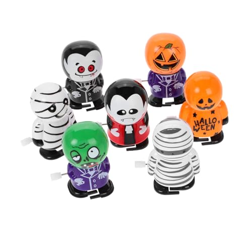 ERINGOGO 7 Stück Teiliges Halloween Aufziehspielzeug Bunte Laufende Figuren Wind Up Mechanismus Lustige Partydeko für Freunde ERINGOGO 7 Stück Teiliges Halloween Aufziehspielzeug Bunte Laufende Figuren Wind Up Mechanismus Lustige Partydeko für Freunde von ERINGOGO